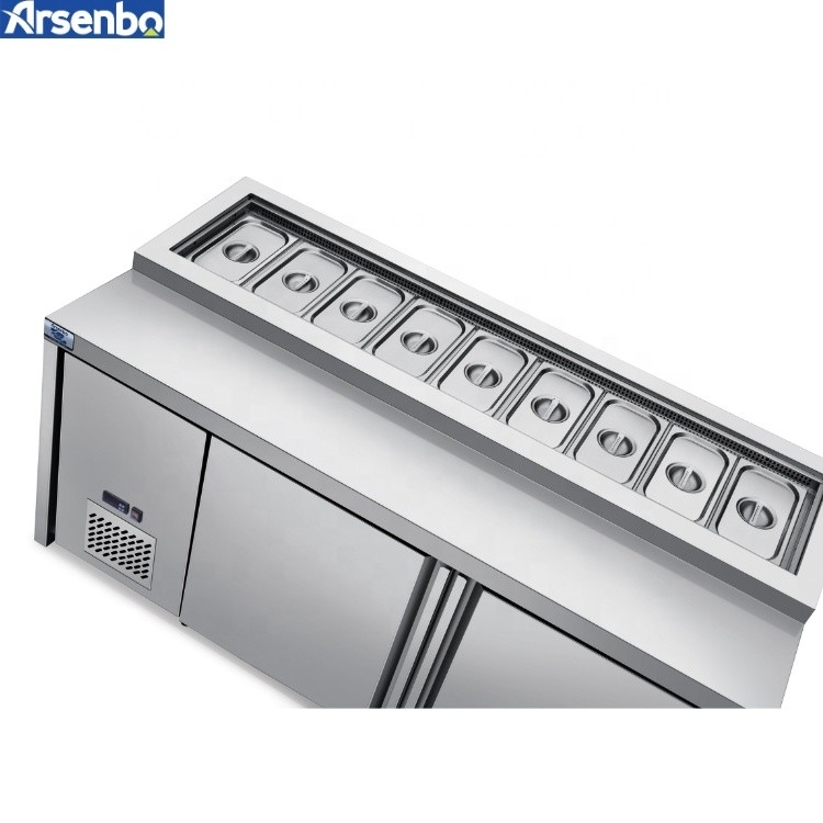 Arsenbo Beverage Under Counter Refrigerators 420W 500L Fan Cooling