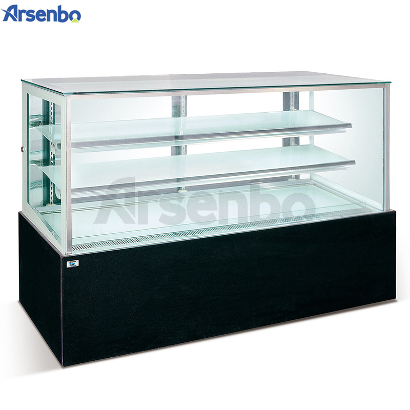 Upright 50HZ Cake Display Refrigerator Multiscene Wear Resistant